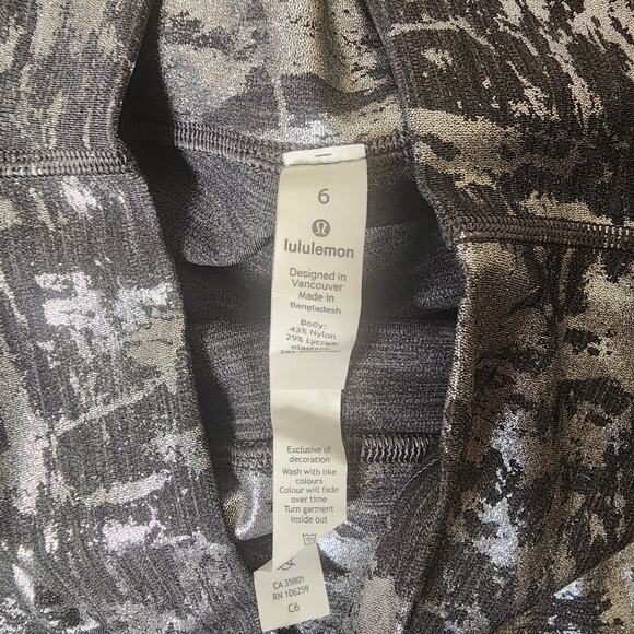 Lululemon Wunder Under Hi-Rise Tight *Brindle Foil 28" Size 6 - Picture 9 of 11